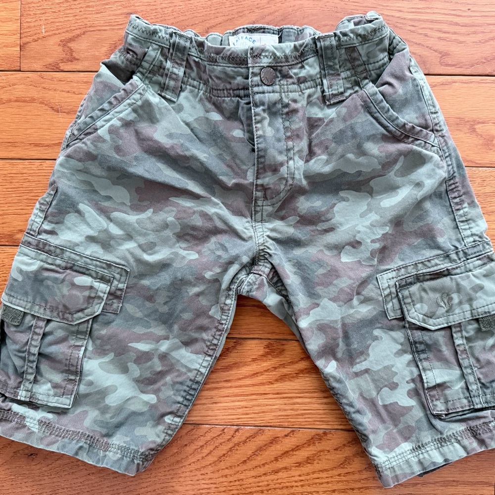 Fat Face Kids Camo Cargo Shorts